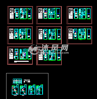 kyn28-12/24 中置柜 总装图- 电气工程图纸 - 沐风网