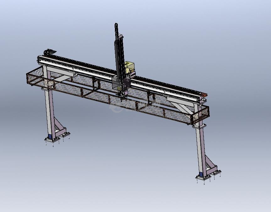 桁架机械手总装sw