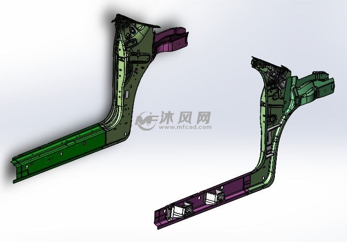 汽车前侧板与门槛焊接工装