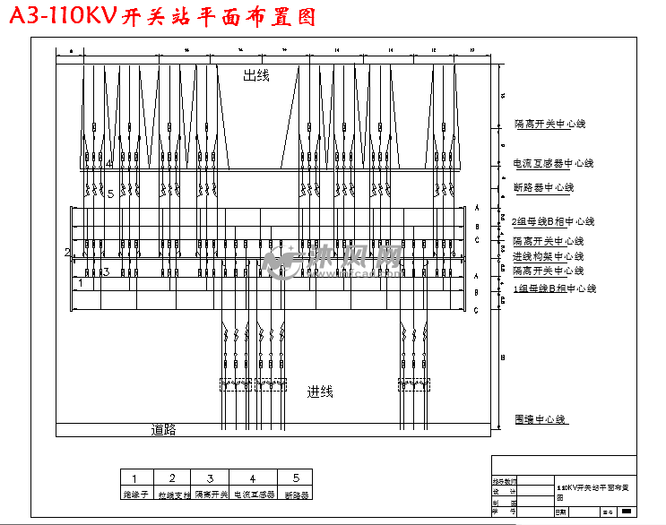 1103510kv降压变电所电气部分方案设计 设计方案图纸 沐风网