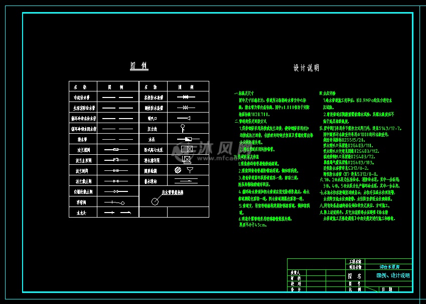 工厂综合水泵房图纸