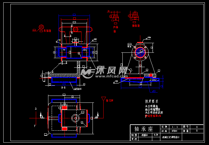 轴承座铸造及切削工艺设计