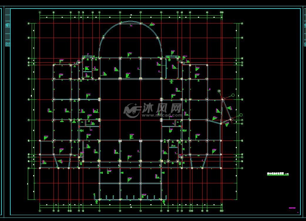 5层框架结构综合楼结构施工图