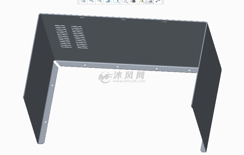 微波炉烤箱钣金图
