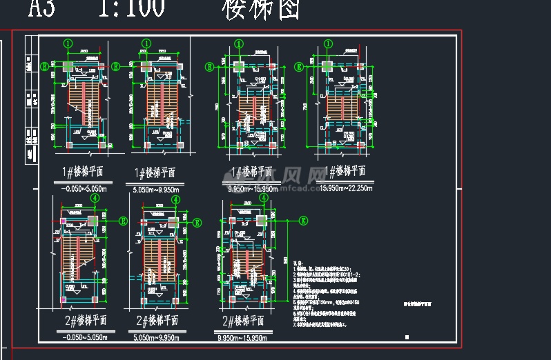 仓库楼梯平面图