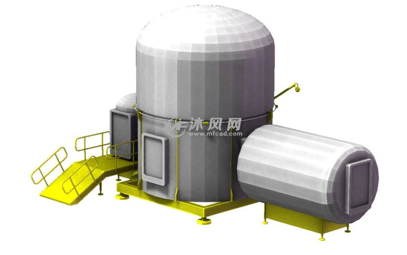 nasa 火星栖息基地示范单位 - 未来科技图纸 - 沐风网