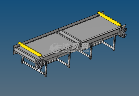 托盘传送带整体建模sw - 机械设备图纸 - 沐风网