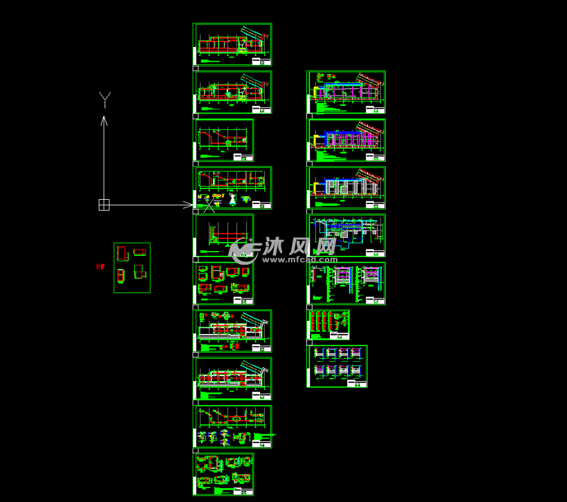 地铁双柱三跨现浇地下三层岛式站台车站主体
