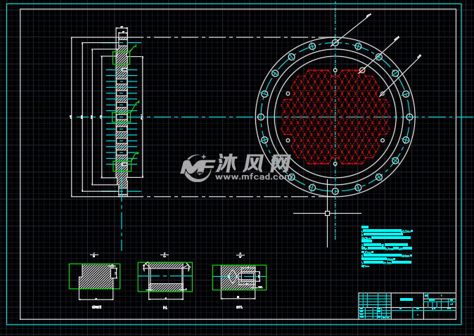 固定管板式换热器二维设计 - 换热压力容器图纸