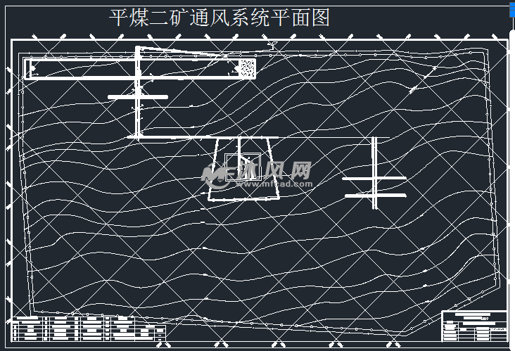 图名,图纸,图纸说明,图签的要求以及图例的位置要求与矿井通风系统图