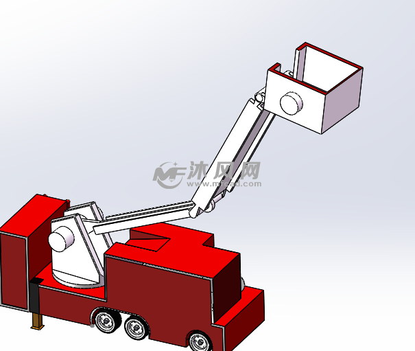 施工云梯车 工程机械/建筑机械图纸 沐风网