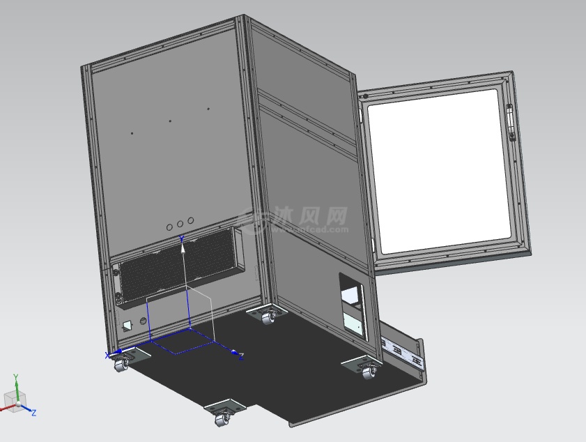 封闭式3d打印机设计模型