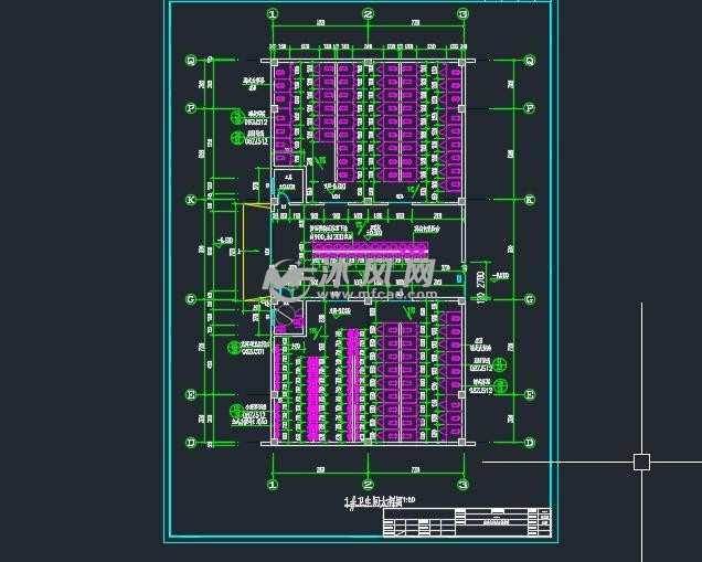 某地高速公路服务区综合楼建筑图