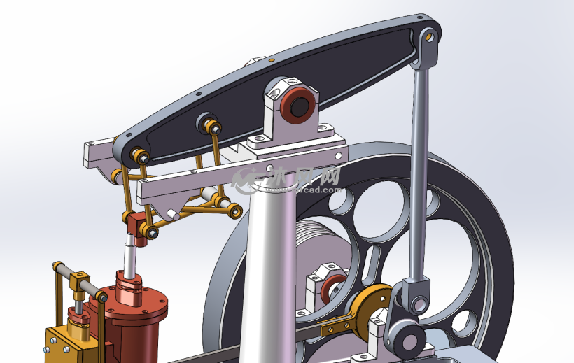 模型库 交通运输 动力系统 蒸汽机          蒸汽机动力装置,是指主机