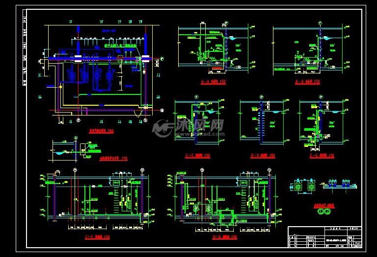 某街综合楼给排水施工图- cad建筑图纸 - 沐风网