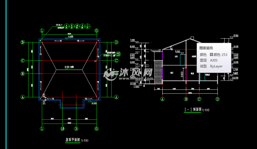 轻钢别墅 别墅2号- 建筑图纸 - 沐风网