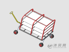 推车模型sw图