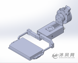 机械手用电动旋转夹具-零部件模型图纸-沐风网