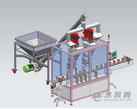 粉体灌装机模型设计