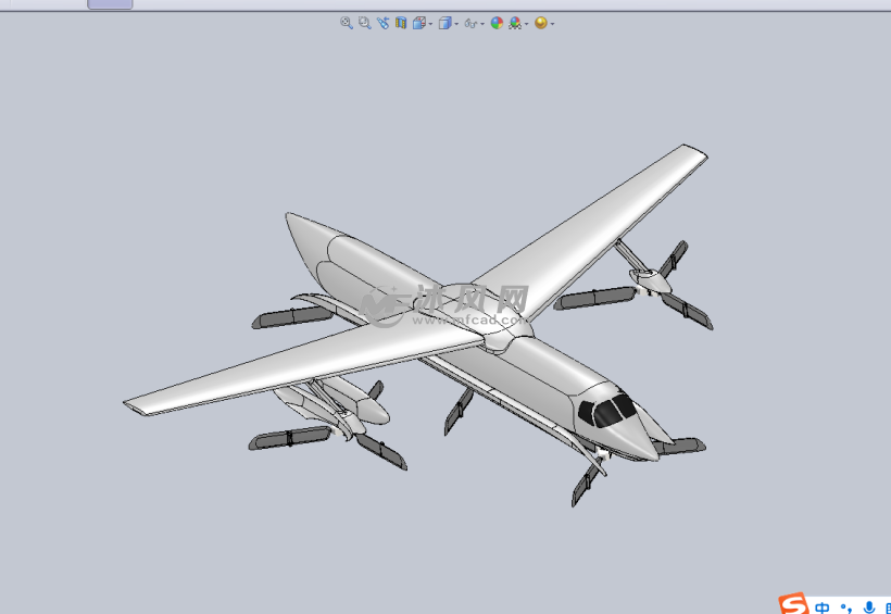 概念战斗机设计模型三维