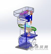 多轴钻床solidworks模型