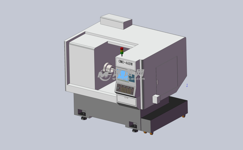 杨牧数控车床cnc46dw模型