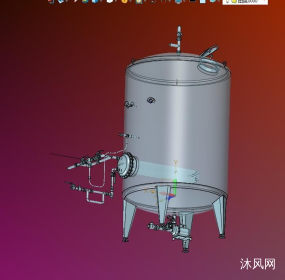 带电热丝加热保温的液体储存罐体图纸合集的封面图