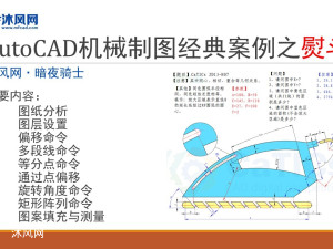 AutoCAD机械制图经典案例之熨斗