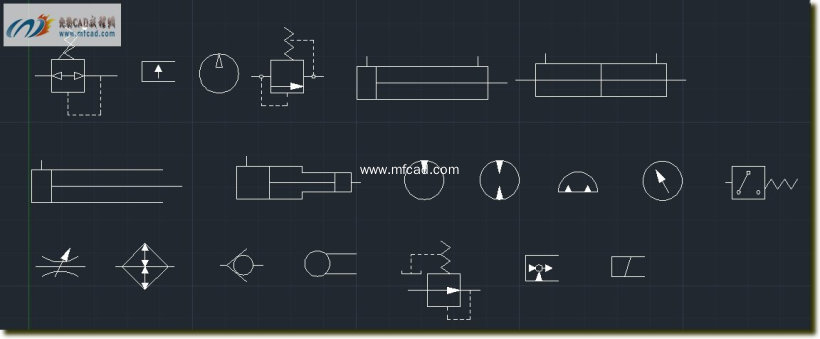 CAD化工制图图块 - AutoCAD化工环保设备图