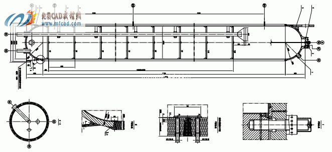 尿素合成塔工程图