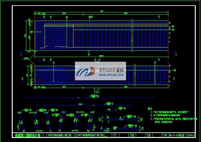 30米预制箱梁普通钢筋构造设计施工cad图