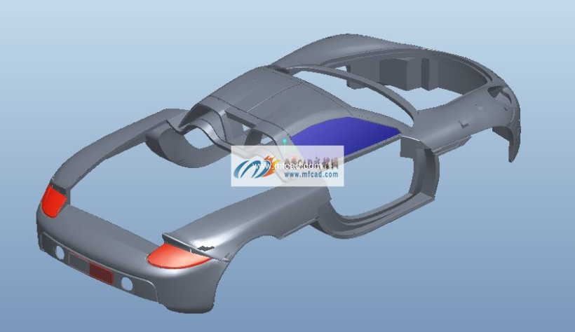 proe5.0汽车外壳1
