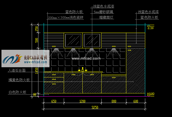 cad厨房立面图