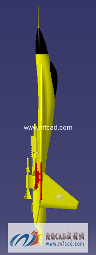 catia歼八战斗机 - catia军工用品模型