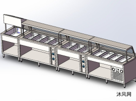 不锈钢保温出餐台.sldprt