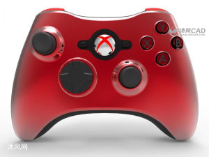 发奇幻光的游戏机手柄 - ProE电脑周边类模型