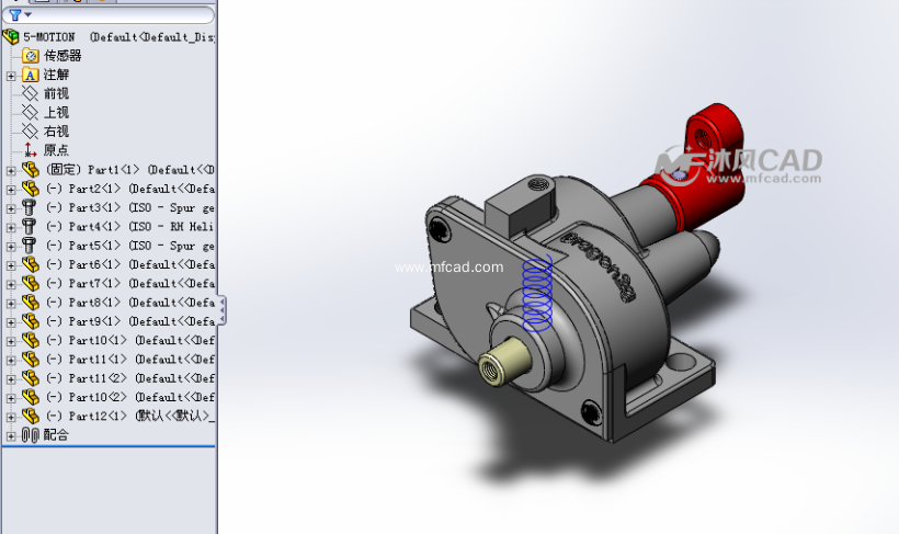 加速器 - solidworks機械設備模型下載 - 沐風圖紙