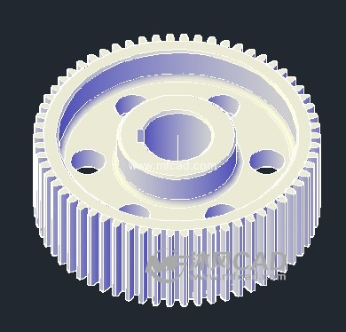 大齿轮三维模型