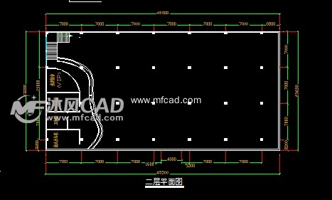 某奧迪4s店平面圖 - cad其他文化展示類建築圖紙下載,免費其他文化展