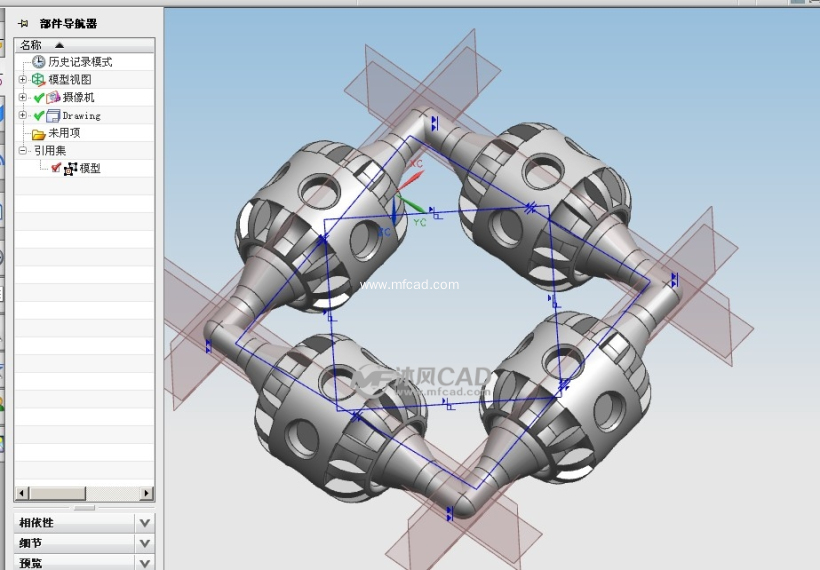 ug旋转结构 - ug常用机械机构模型下载 - 沐风图纸