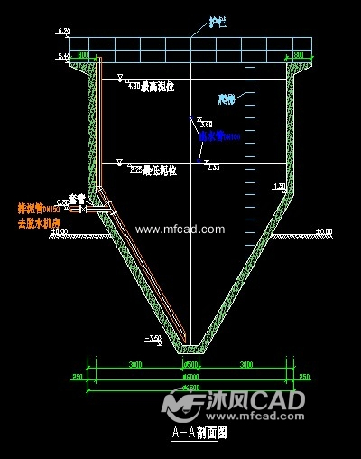 cad污泥浓缩池