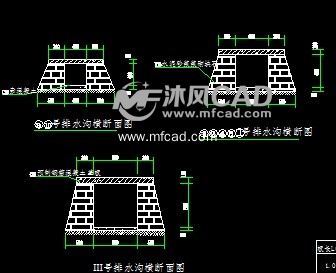 浆砌排水沟全套图纸