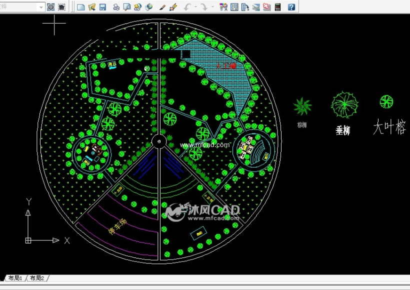 城市广场平面图