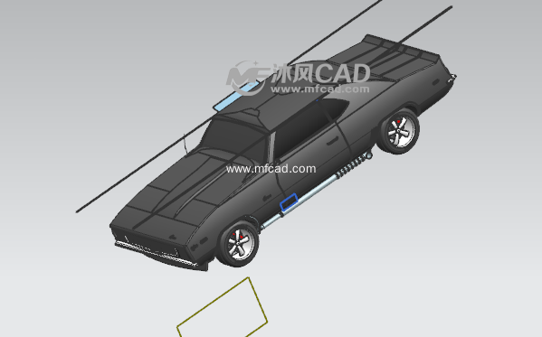 ug小汽车 - ug交通工具类模型下载 - 沐风图纸