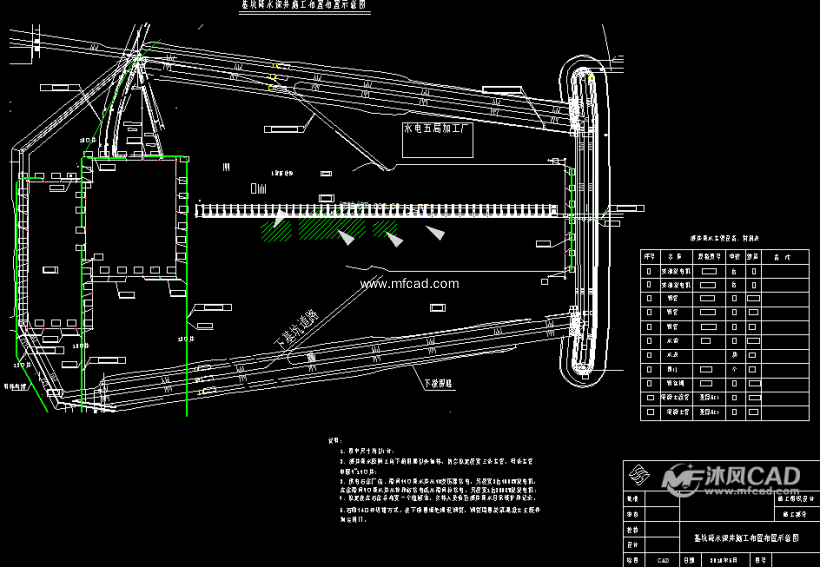 基坑深井降水布置图