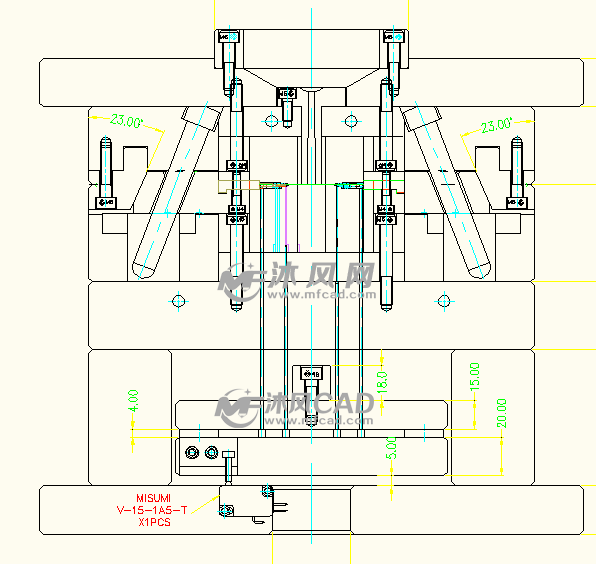 连接器模具装配结构
