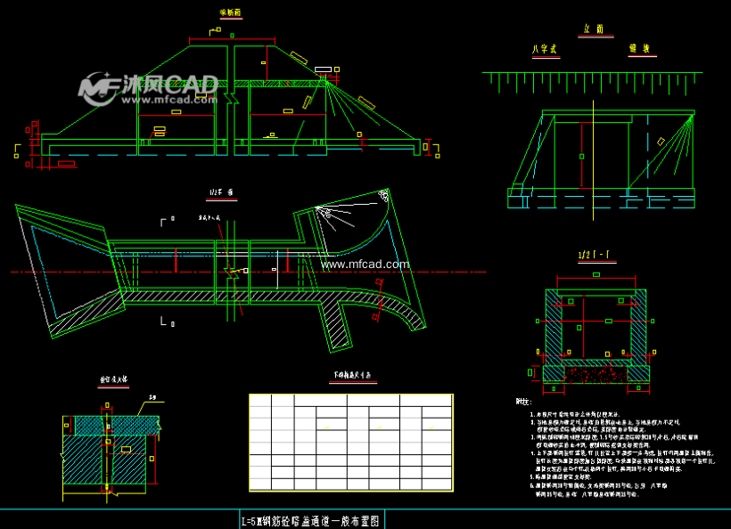 涵洞通用图(盖板涵-五米盖板)