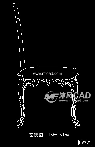 图纸格式为dwg,图纸内容包括椅子三视图,建议大家使用cad2012及以上