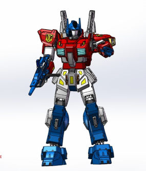 擎天柱图纸合集的封面图