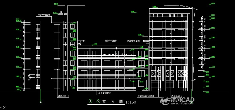 某學校辦公樓建築設計圖